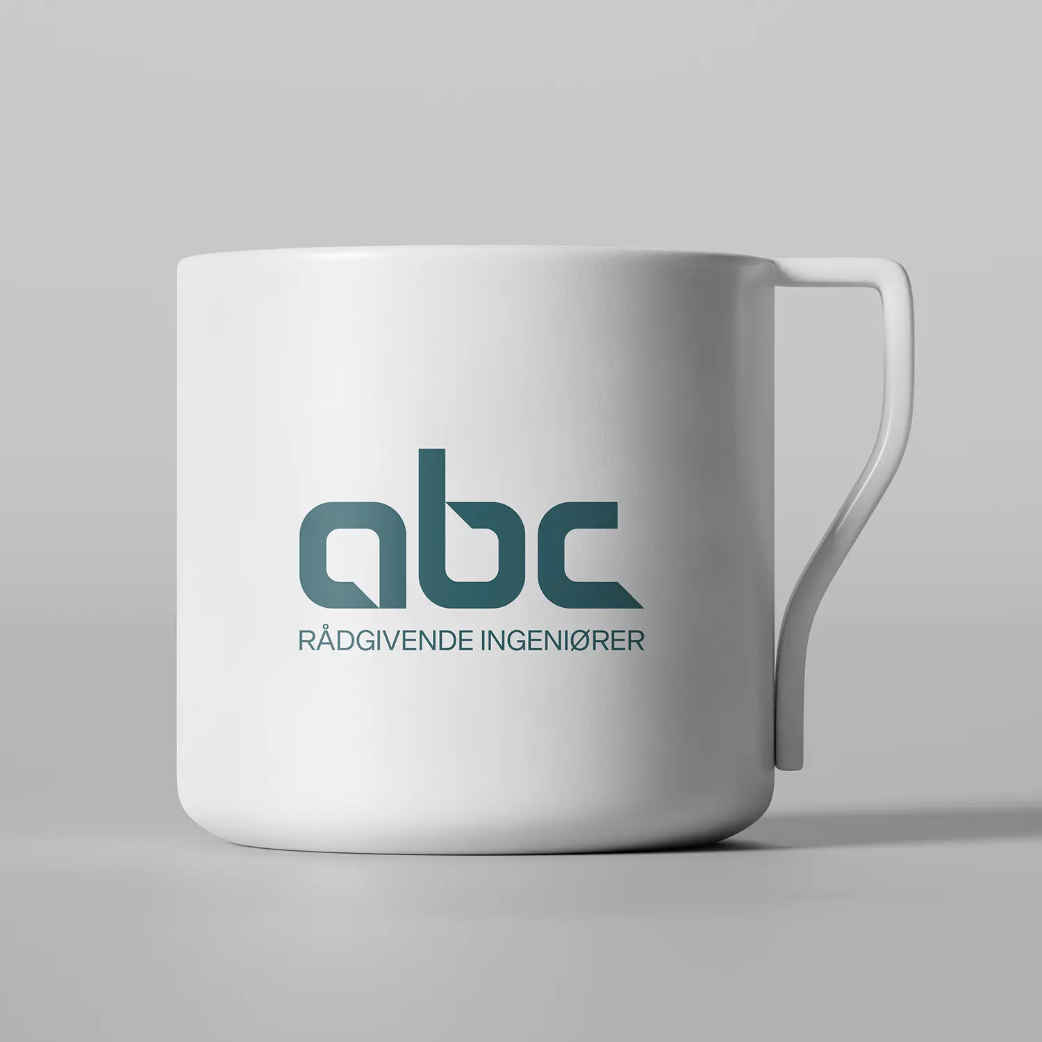 ABC logo vist på kaffekrus