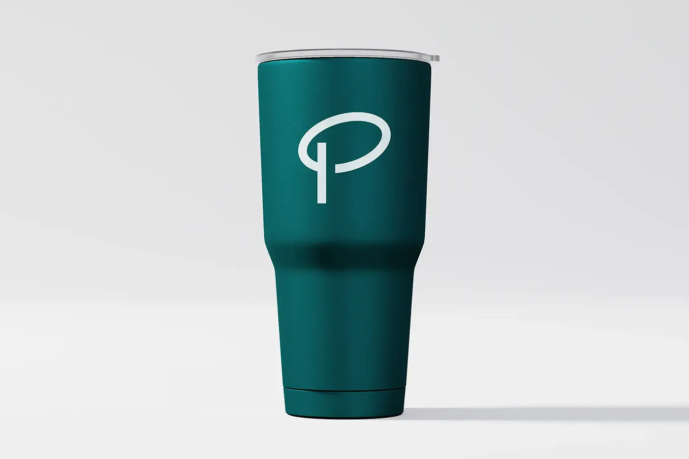 P monogram logo design krus