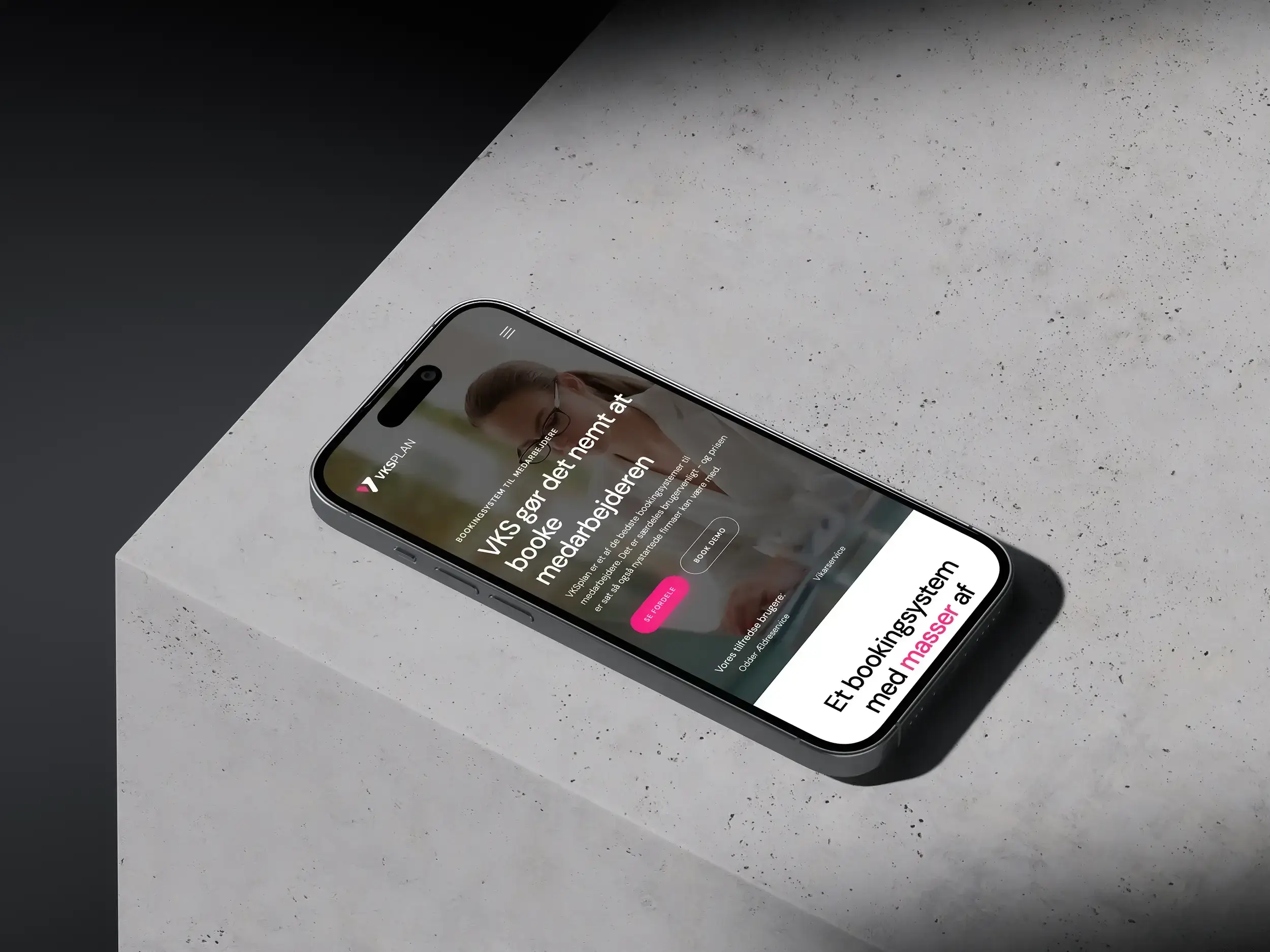 Design af hjemmeside til bookingsystem