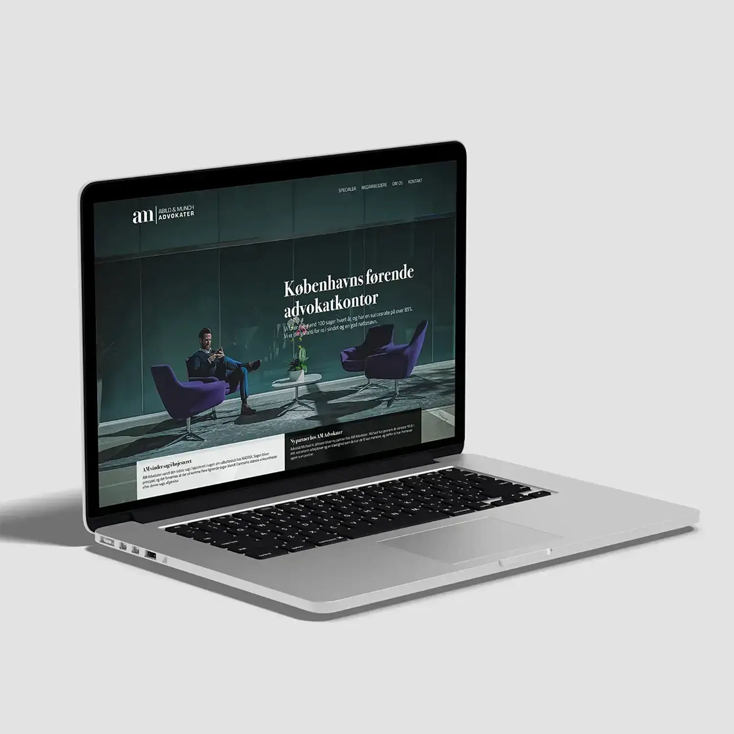 Hjemmeside til advokatfirma