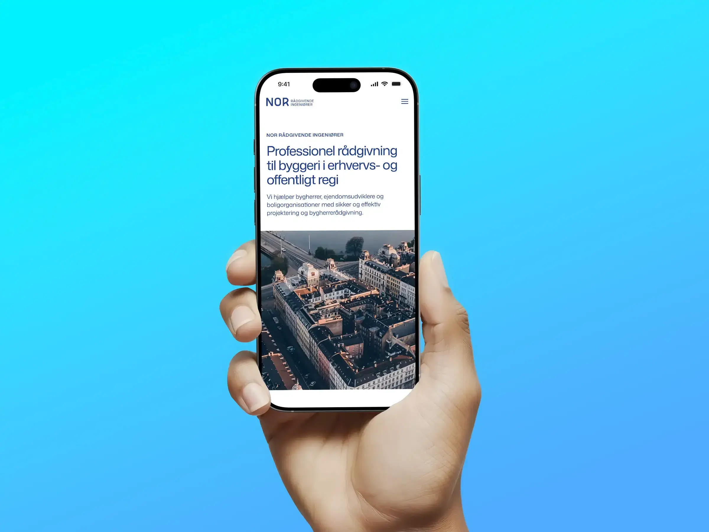 Wordpress hjemmeside til ingeniørfirma