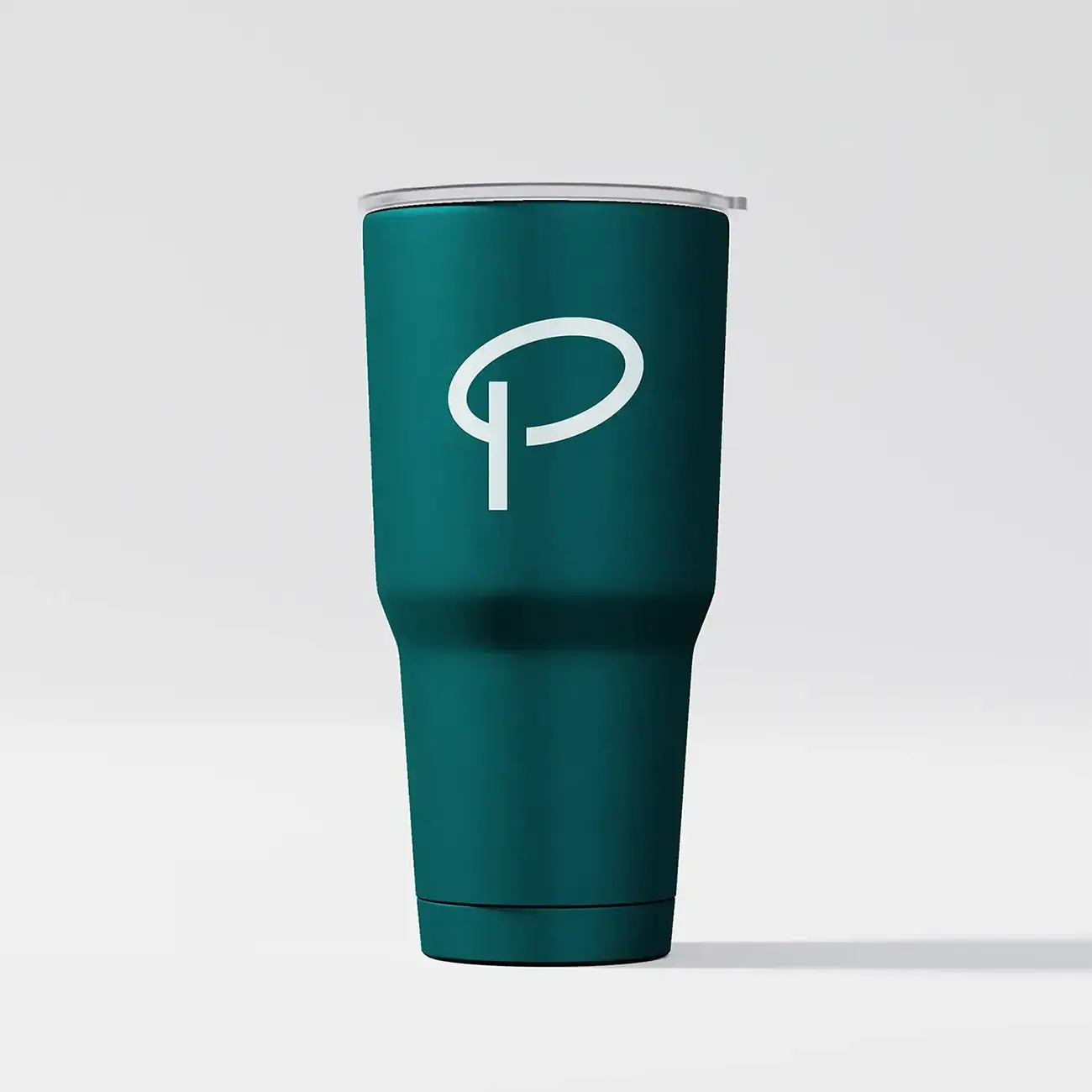 P monogram logo design krus