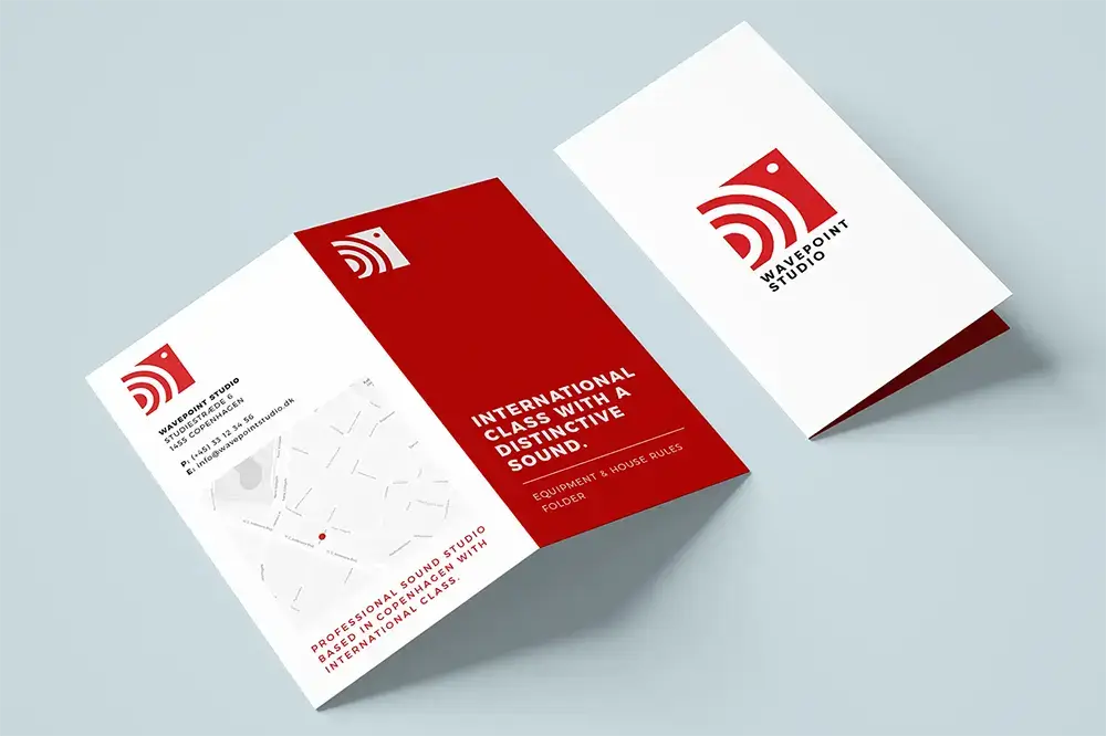Design af folder til lydstudie
